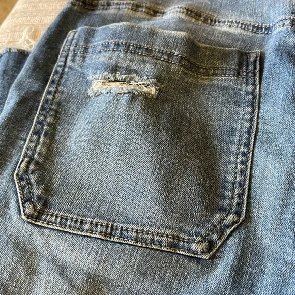 Democracy ab Technology Stylish Blue Distressed Jeans size 8 - Picture 9 of 10